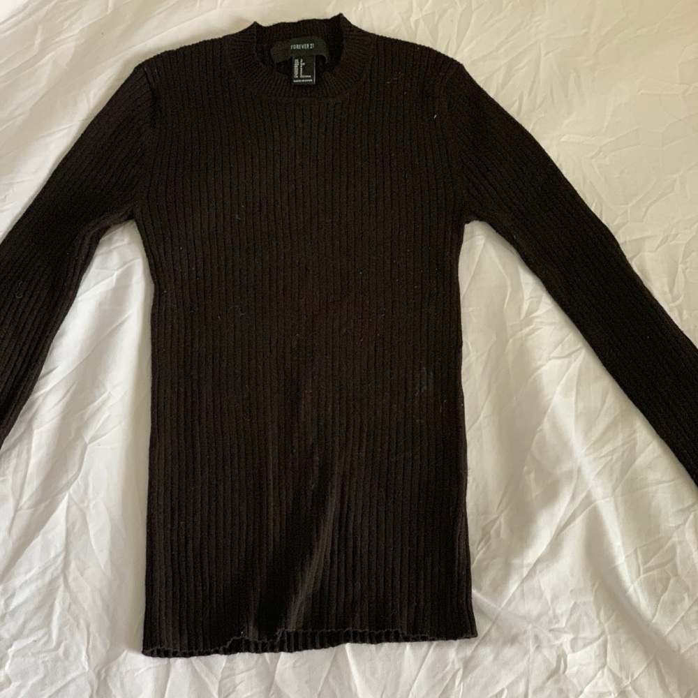 Ribbed Long Sleeve Shirt